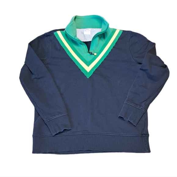 Brooks Brothers Other - BROOKS BROTHERS FRONT ZIPPER LONG SLEEVE COLLAR SWEATSHIRT. SIZE LARGE.